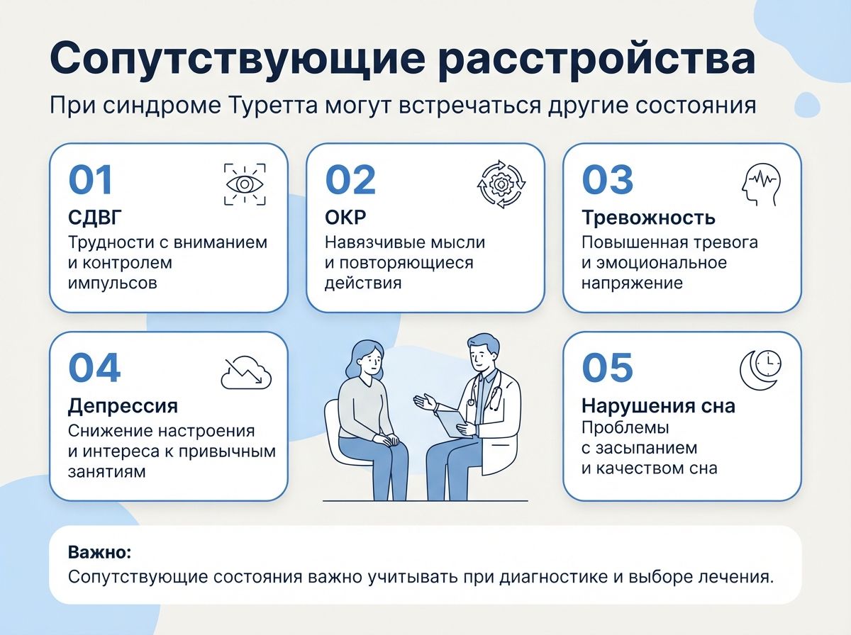 Лечение синдрома Туретта в Новороссийске инфографика